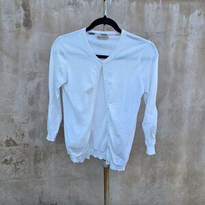 Burberry brit white cardigan 100% Cotton